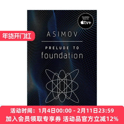 英文原版 Prelude to Foundation 银河帝国4 基地前奏 Isaac Asimov阿西莫夫英文版 进口英语原版书籍