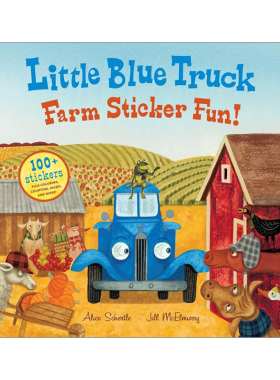 蓝色小卡车农场 英文原版 Little Blue Truck Farm Sticker Fun 含贴纸 英文版 进口英语原版书籍