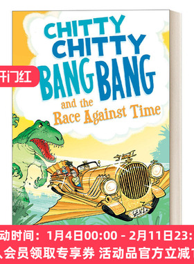 英文原版 Chitty Chitty Bang Bang and the Race Against Time 飞天万能车系列3 与时间赛跑 儿童小说英文版 进口英语原版书籍