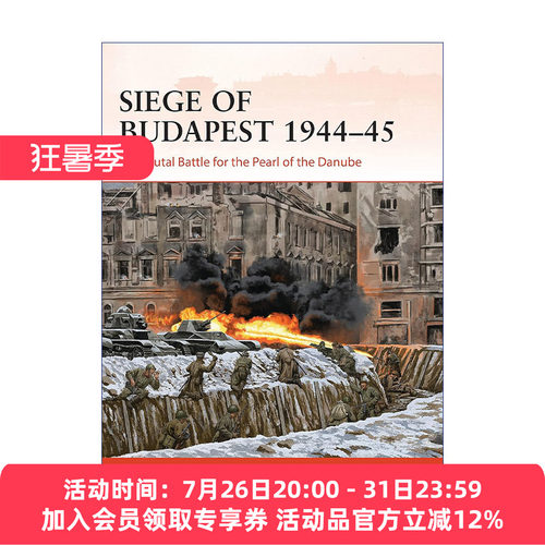 二战1944-1945布达佩斯战役 英文原版 Siege of Budapest 1944–45 战争历史系列 英文版 进口英语原版书籍