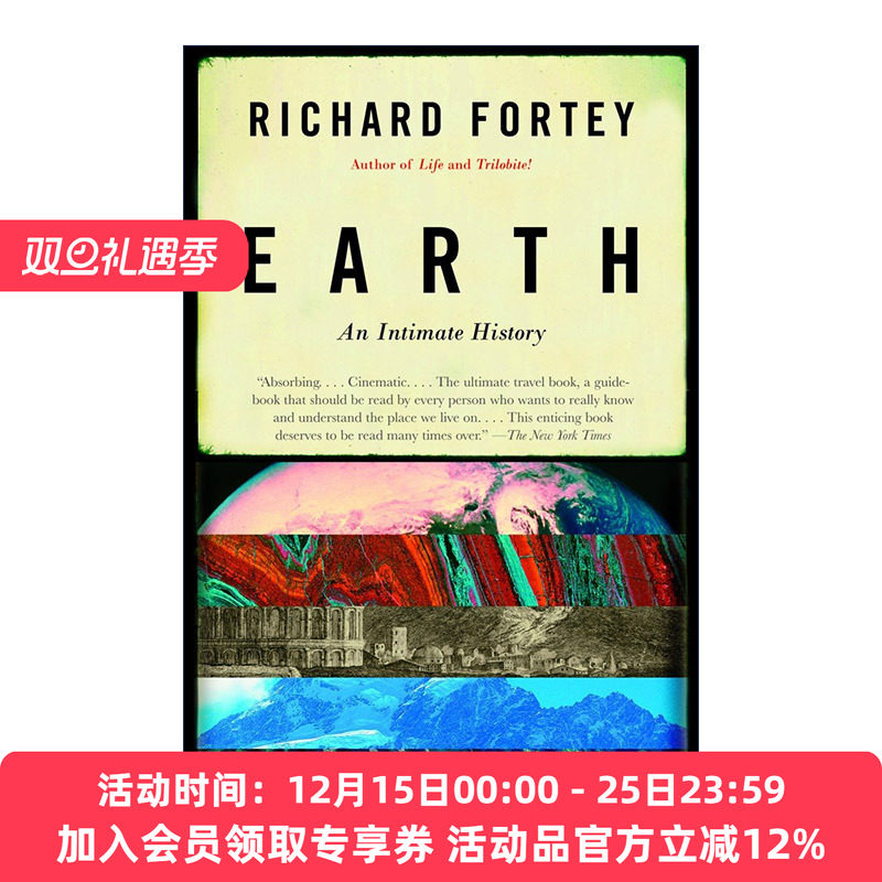 英文原版 Earth 地球简史 生命简史作者Richard Fortey理查德·福提 英文版 进口英语原版书籍