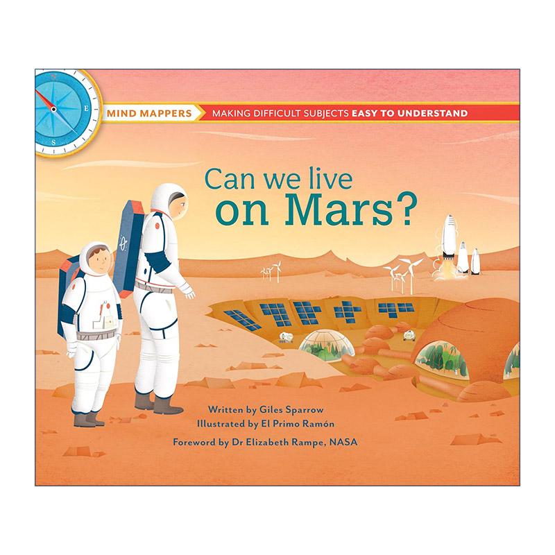 英文原版 Can We Live on Mars 我们能在火星上生活吗 思维导图 STEM思维启蒙 精装 英文版 进口英语原版书籍