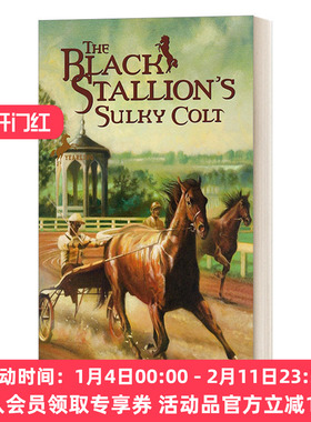 英文原版 The Black Stallion's Sulky Colt 黑神驹系列 黑神驹的愠怒小马 Walter Farley 青少年骑马动作冒险小说 英文版 进口书