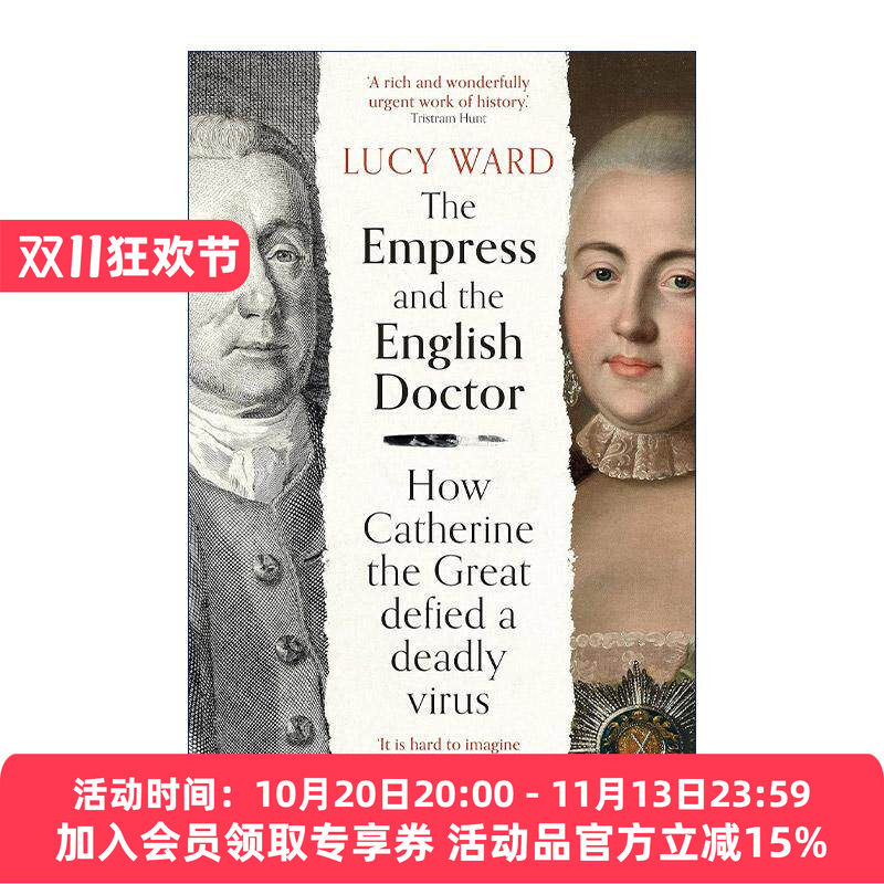 英文原版 The Empress and the English Doctor 来自英国的冬宫御医 叶卡捷琳娜二世与天花 露丝·沃德 英文版 进口英语原版书籍