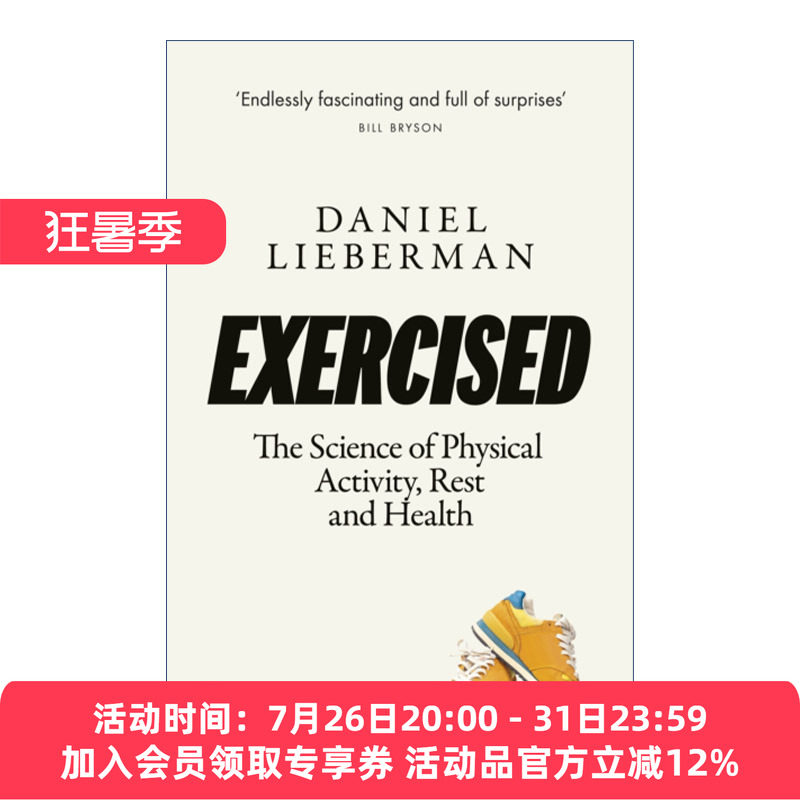 英文原版 Exercised 锻炼 对健身的正确认识 丹尼尔·利伯曼 英文版 进口英语原版书籍