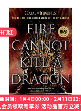英文原版 Fire Cannot Kill a Dragon 猛火杀不了龙 权力的游戏官方不为人知的故事 James Hibberd 英文版 进口英语原版书籍