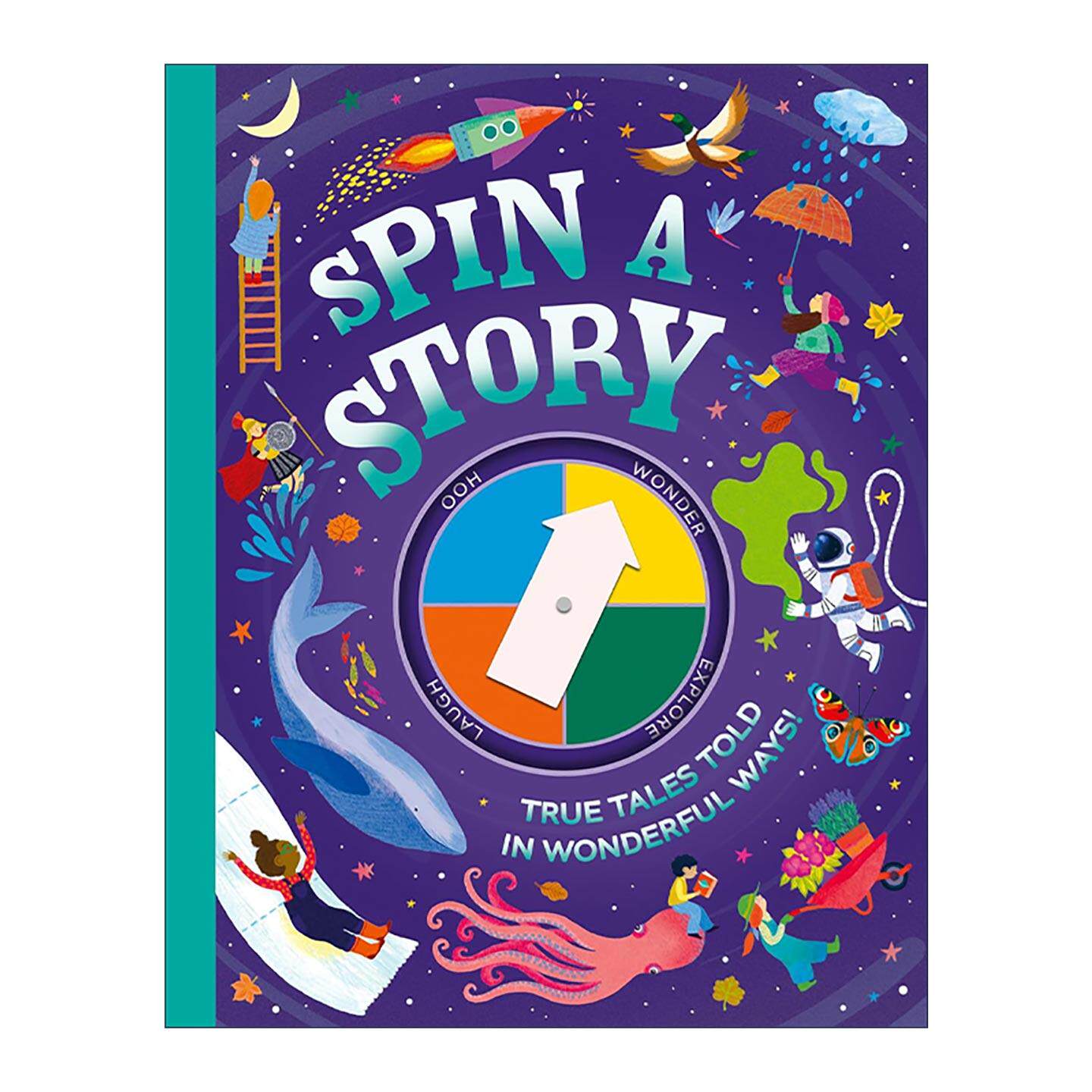 英文原版 Spin a Story 转盘阅读 你的冒险由你决定 精装儿童互动式趣味非虚构读物 英文版 进口英语原版书籍