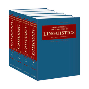 International 精装 书籍 Linguistics 英文原版 进口英语原版 Encyclopedia 英文版 牛津国际语言学大百科全书