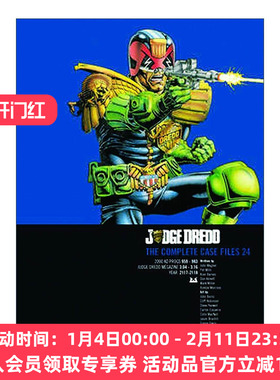 英文原版 Judge Dredd Case Files 24 特警判官 漫画合集24 英文版 进口英语原版书籍