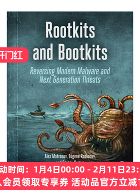 英文原版 Rootkits and Bootkits Rootkit 和 Bootkit 现代恶意软件逆向分析和下一代威胁 计算机 Alex Matrosov 进口英语原版书籍