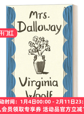 达洛维夫人 英文原版小说 Mrs. Dalloway Vintage Classics Virginia Woolf 弗吉妮娅·伍尔芙 英文版 进口英语原版书籍