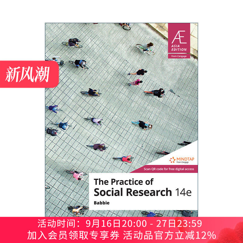 英文原版 The Practice of Social Research 社会研究方法 第14版 社会学家艾尔巴比 美国大学通用教材 英文版 进口英语原版书籍