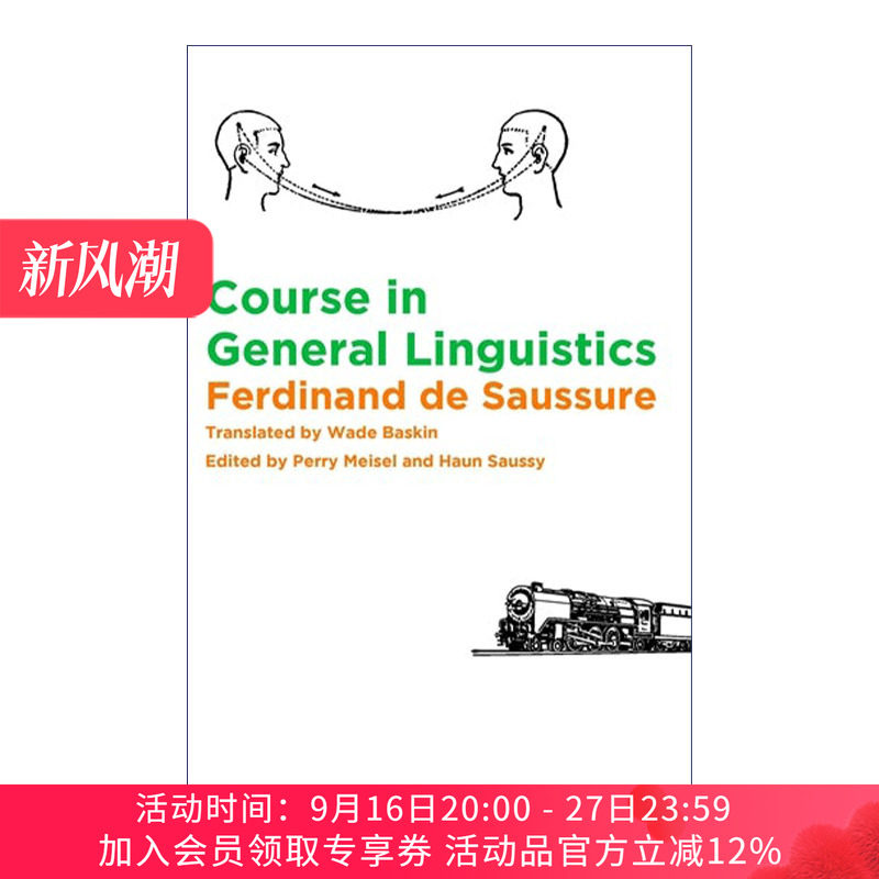 普通语言学教程 英文原版 Course in General Linguistics 现代语言学之父Ferdinand de Saussure索绪尔 英文版 进口英语原版书籍