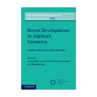英文版 书籍 Recent Algebraic Geometry 英文原版 Developments 进口英语原版 代数几何领域最新 伦敦数学会讲义系列 进展