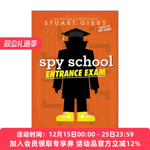 英文原版 Spy School Entrance Exam 间谍学校 入学考试 数独游戏 英文版 进口英语原版书籍