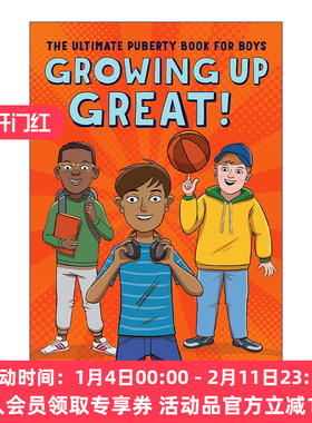 英文原版 Growing Up Great 男孩青春期指南 英文版 进口英语原版书籍