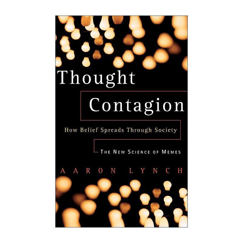 英文原版 Thought Contagion 思想传染 信仰如何在社会中传播 英文版 进口英语原版书籍