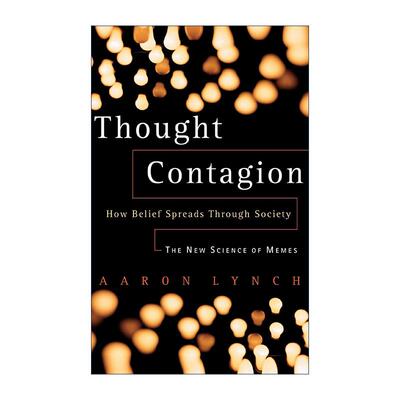 英文原版 Thought Contagion 思想传染 信仰如何在社会中传播 英文版 进口英语原版书籍