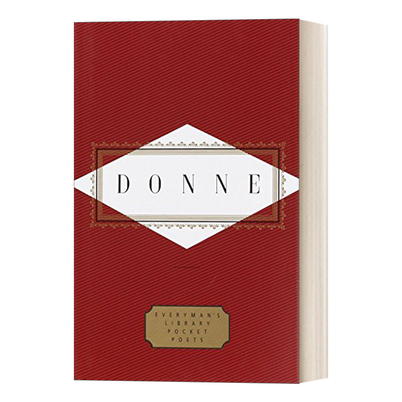 约翰 英文原版 Donne Poems Everyman's Library Pocket Poets Series 邓恩诗选 人人图书馆精装收藏版 英文版 进口英语原版书籍