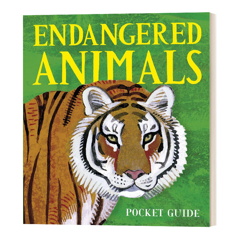 濒危动物 英文原版 Endangered Animals Panorama Pops 小开本全景精装立体书 英文版 进口英语原版书籍