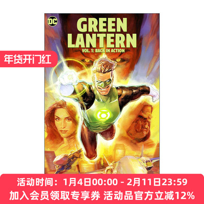 英文原版 Green Lantern 1 Back in Action 绿灯侠 卷一 再次行动 DC漫画 Jeremy Adams 英文版 进口英语原版书籍