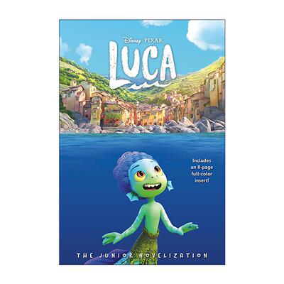 英文原版 Disney Pixar Luca The Junior Novelization Disney Pixar Luca 迪士尼 皮克斯 夏日友晴天 青少年小说版 英文版