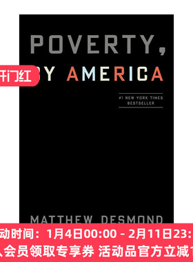 英文原版 Poverty, by America 美国的贫穷 扫地出门作者Matthew Desmond马修·德斯蒙德 精装 英文版 进口英语原版书籍