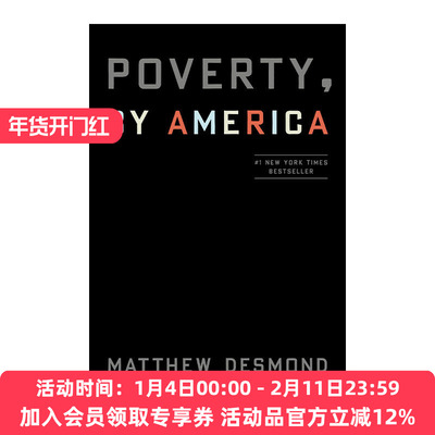 英文原版 Poverty, by America 美国的贫穷 扫地出门作者Matthew Desmond马修·德斯蒙德 精装 英文版 进口英语原版书籍