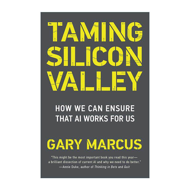 英文原版 Taming Silicon Valley The MIT Press 驯服硅谷 我们如何确保人工智能为我们服务 怪诞脑科学作者盖瑞·马库斯 英文版