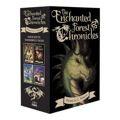 魔法森林4册盒装 英文原版 The Enchanted Forest Chronicles 奇幻魔法小说 英文版 进口英语原版书籍