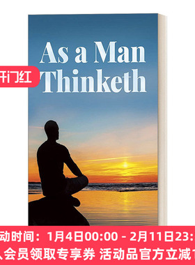 英文原版 As a Man Thinketh 做你想做的人 励志随笔 英文版 进口英语原版书籍