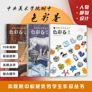 中央美术学院附中 色彩卷 人物 静物 设计 艺考必备 美院附中藏优秀学生作品丛书 人民美术出版社