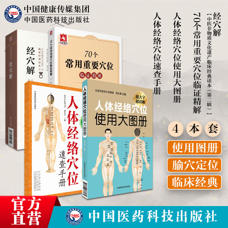 人体经络穴位使用大图册