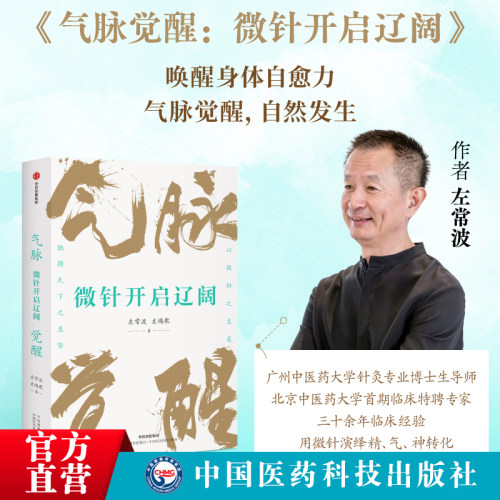 气脉觉醒 微针开启辽阔 左常波 左鸿歌著 针道 传统针灸 古代丹法 气脉 血脉 经筋系统 微针调气