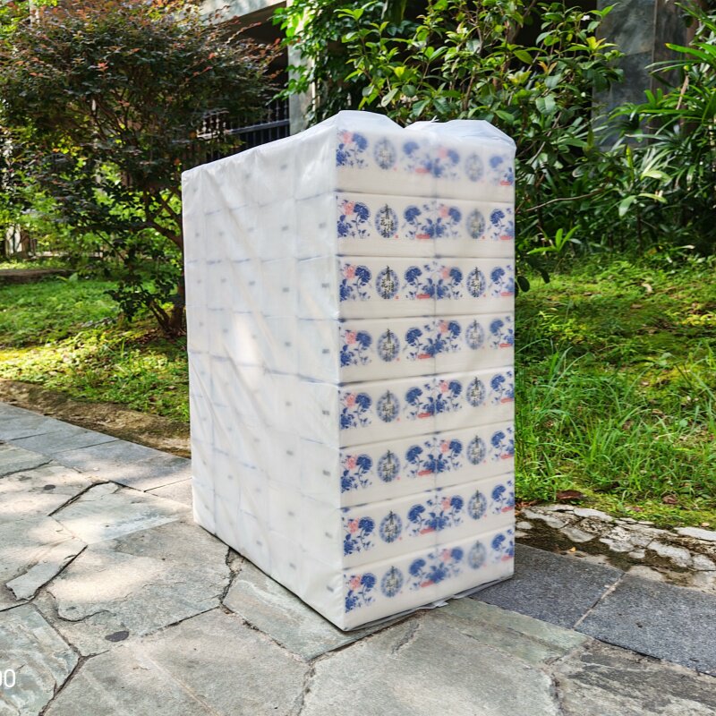 美斯洁青花诗韵抽纸80包整件