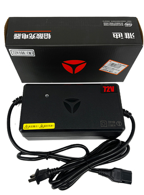 雅迪冠能E8原厂72V4.5A6A10A38A石墨烯电池专用快充电器DMQS72100