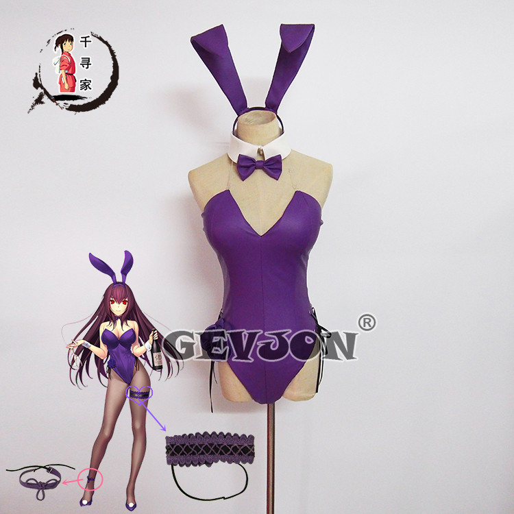 Fate/GO 斯卡哈 酒保 cos服 兔女郎 Bunny 师匠 cosplay服装 女