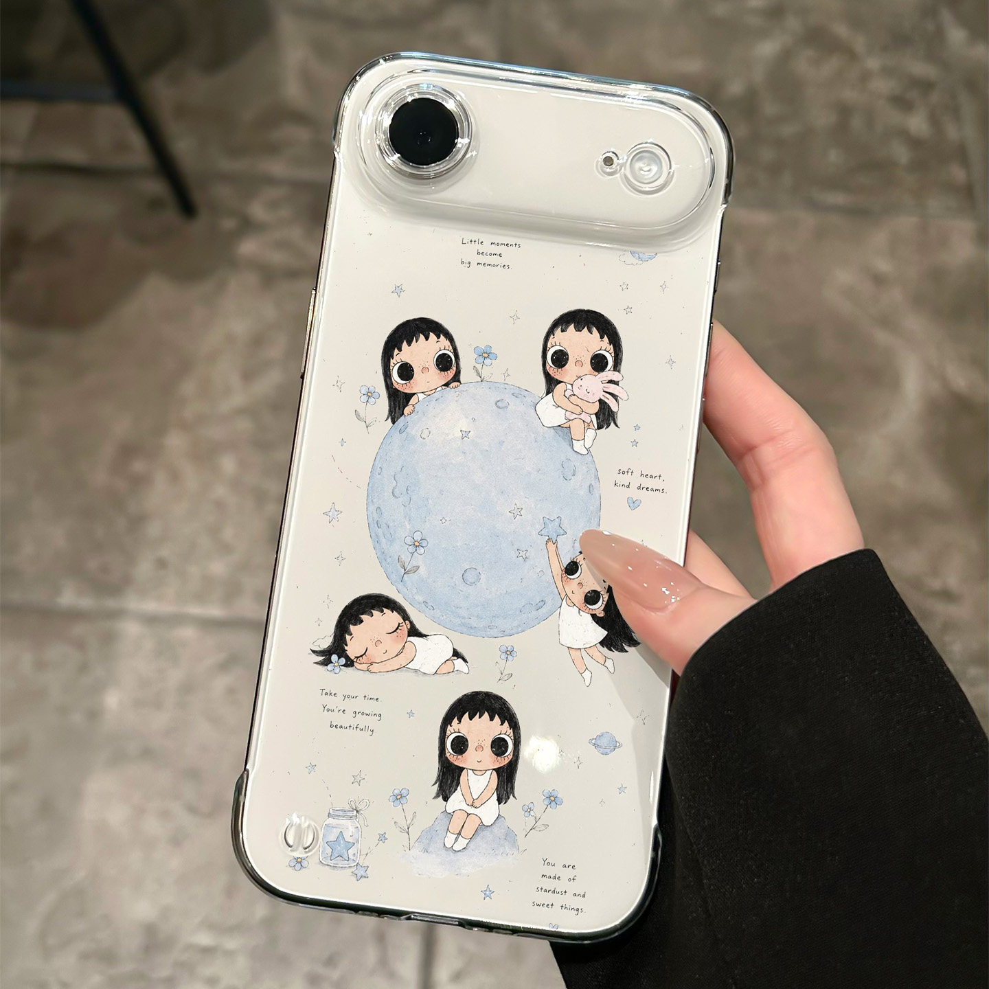 适用苹果17air手机壳新款iPhoneair超薄高级感17promax月球可爱小玉16透明15防摔14保护套13小众p