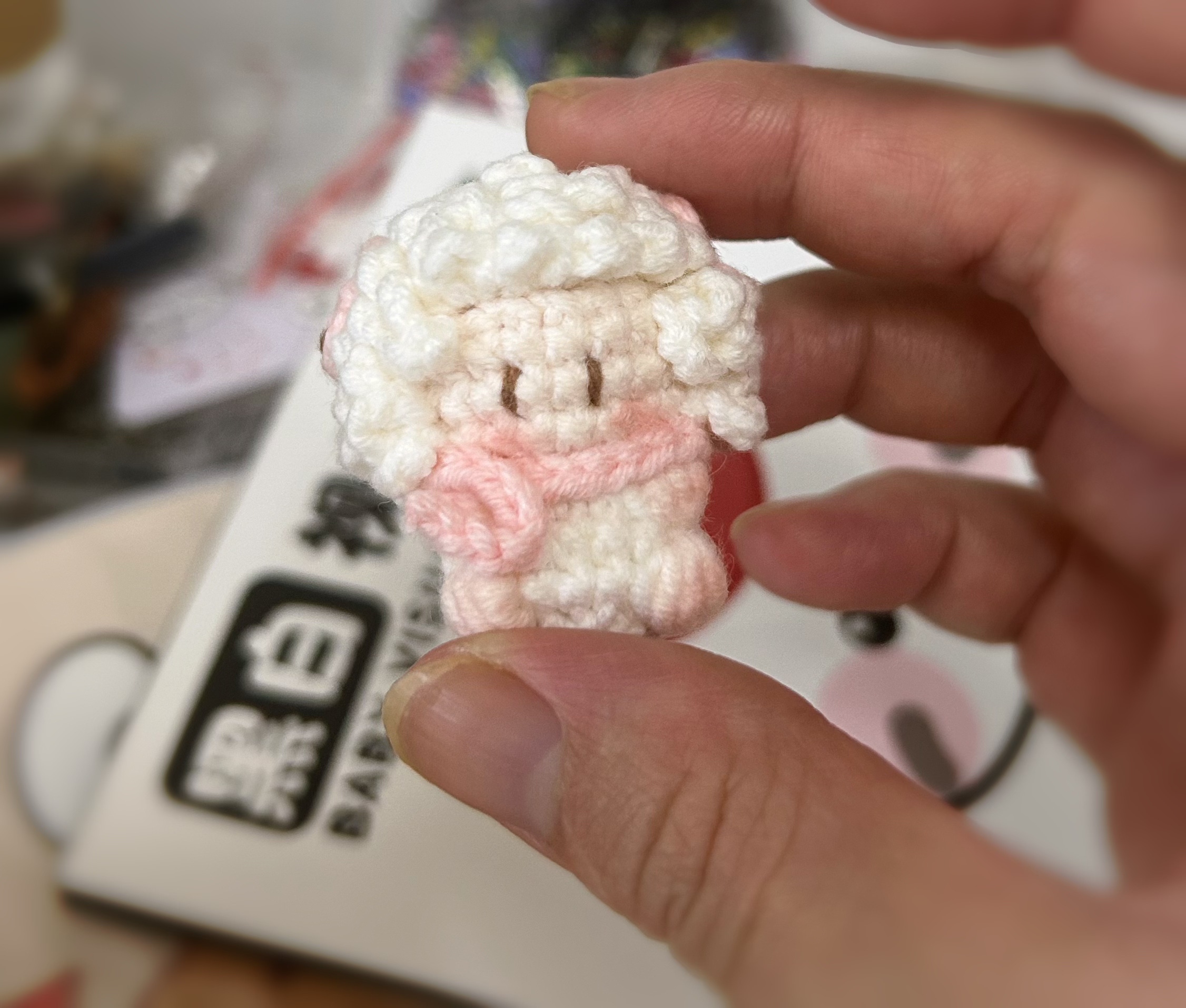 手工钩织软糖可爱小羊美羊羊钩织造型挂件玩偶