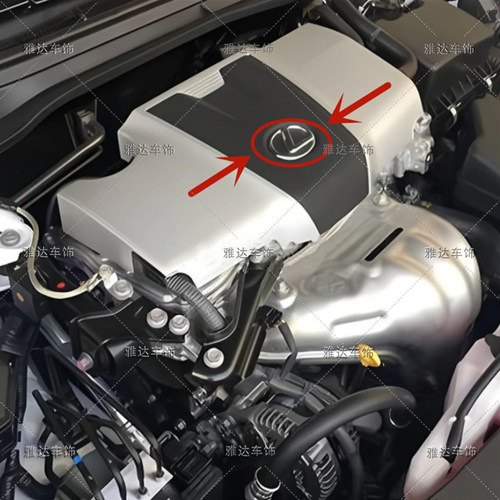 雷克萨斯发动机盖标志ES RX NX UX LX IS GS LS CT凌志气门室车标