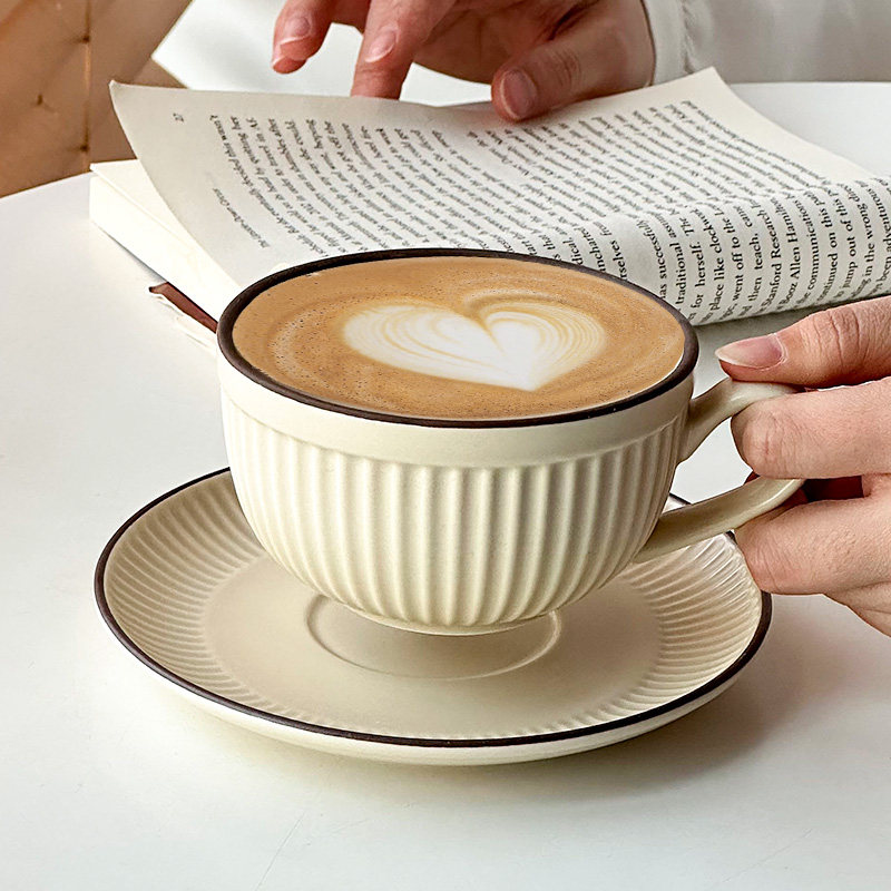 復古陶瓷咖啡杯碟套裝