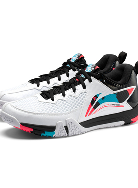 李宁羽毛球鞋贴地飞行ⅡLITE男女2025新款减震回弹训练鞋AYTT003