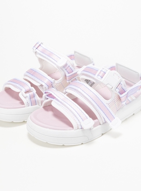 李宁COCA凉鞋女子2025新款潮流时尚魔术贴休闲运动凉鞋AGUS004