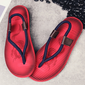 夹脚沙滩凉鞋 两用人字拖男夏季 外穿ins潮罗马防滑休闲男士 越南拖