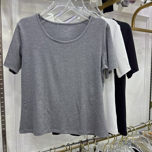 雅慧琳莱塞尔亲肤显瘦打底T恤