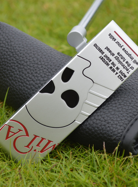 日本MIral高尔夫推杆高尔夫球杆一字直条男士推杆骷颅头CNC正品