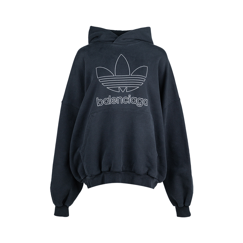 Balenciaga女士印花连帽卫衣