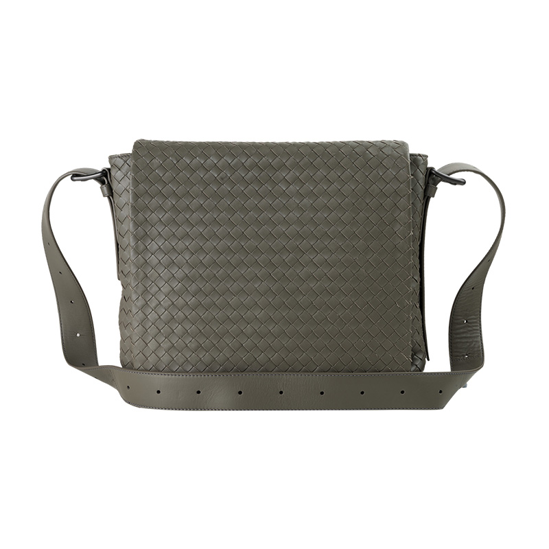 葆蝶家女士编织单肩包斜挎包