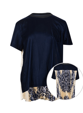 SACAI 女士拼接短袖T恤女春夏钜惠XY