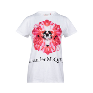 ALEXANDER MCQUEEN亚历山大·麦昆女士休闲印花短袖T恤女特卖XY